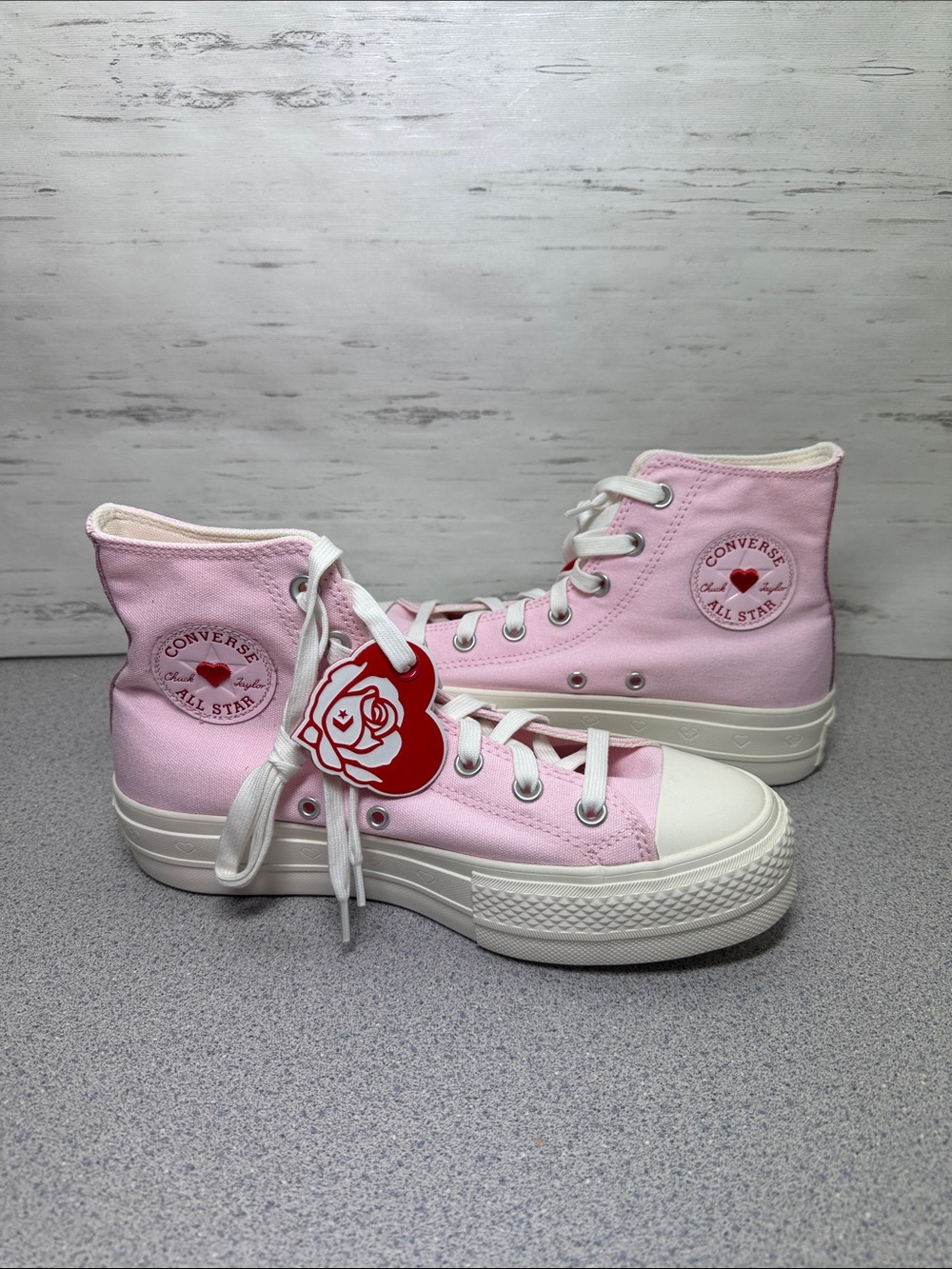 Converse High Top Sneakers - Light Pink